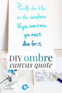 DIY-Ombre-Canvas-Quote-Tutorial | Sarah Special Feature on #2usestuesday