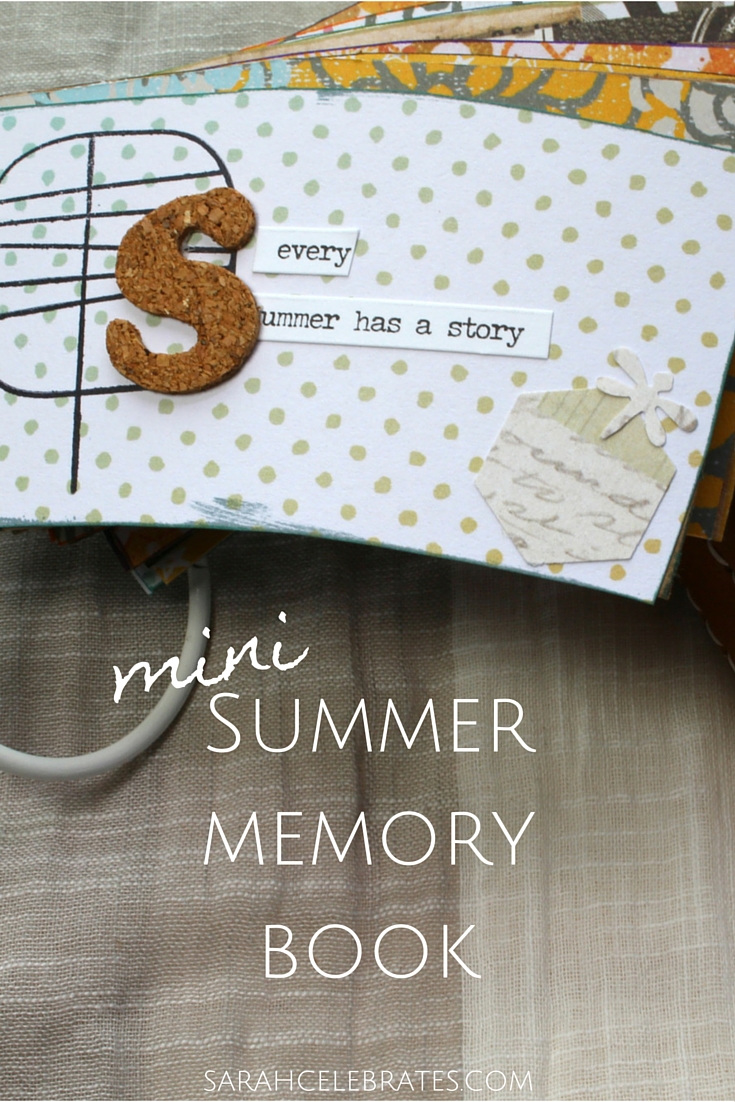 Mini Summer Book, coffee sleeve upcycle