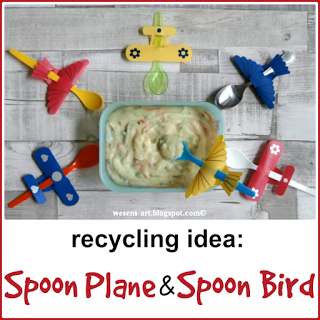 Spoon Plane From Old Plastic Folders