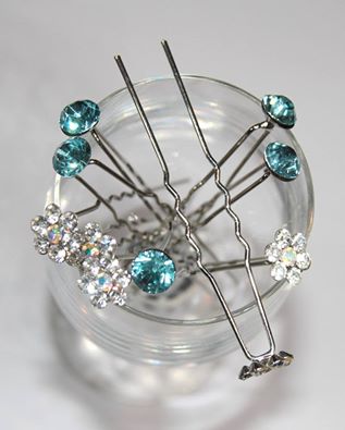 Bejeweled fringe pin