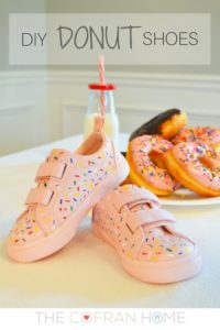DIY Donut Sprinkle Shoes
