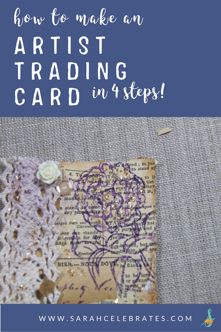 How To Make an Artist Trading Card in 4 steps